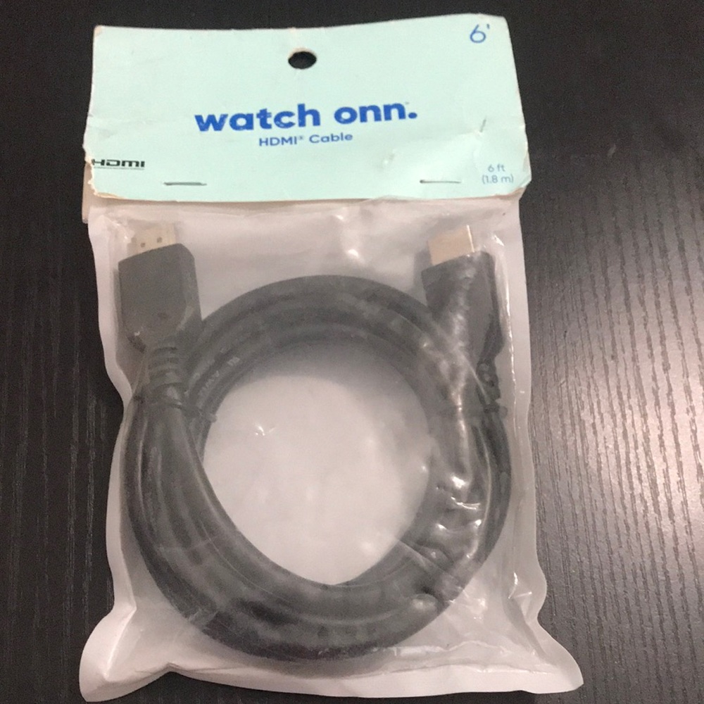 HDMI cable 6’
